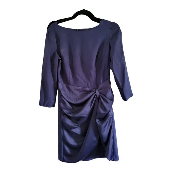 Eliza J Navy Ruched Dress NWOT - Picture 4 of 4